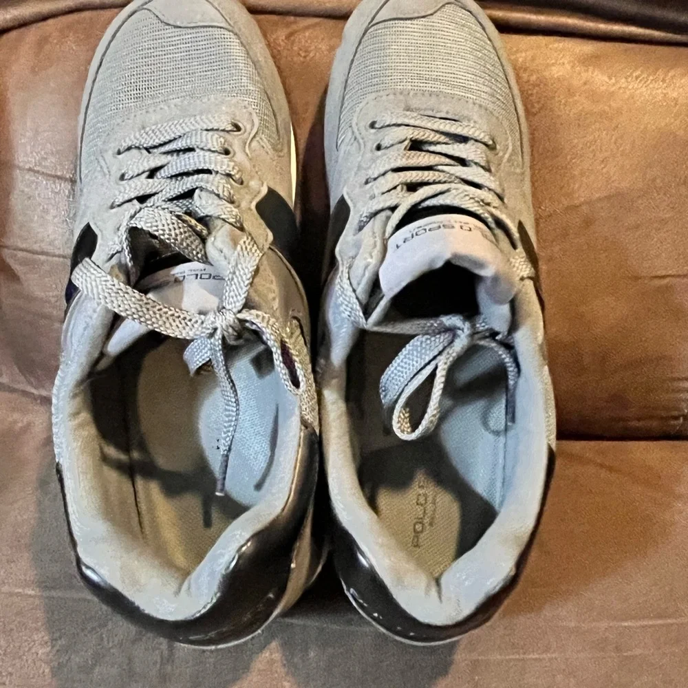 Polo Sport Ralph Lauren Slaton Shoes Sneakers grey Mens Size 12